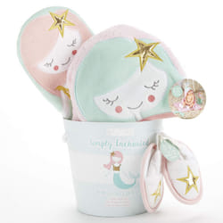 Baby Aspen Simply Enchanted Mermaid 4 Piece Bathtime Gift Set  Pink/Mi