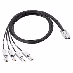 HPE Mini-SAS HD / Dual 2-lane Mini-SAS FO 2m, 2 m, Mini-SAS HD, 2 x Mini-SAS, HP MSA 1040
