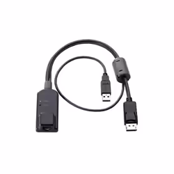 HPE KVM Console USB/Display Port Interface Adapter, DisplayPort, Black, USB, Male/Female