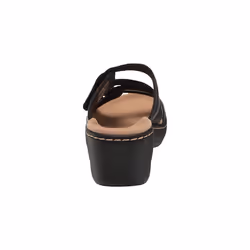 Clarks Women's Merliah Karli Sandal  Black Leather  8.5