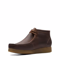 Clarks Men\'s Shacre Boot Ankle, Beeswax Leather, 8.5 Wide