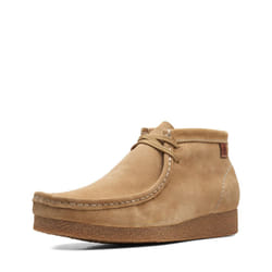 Clarks Men\'s Shacre Boot Ankle, Dark Sand Suede, 9.5