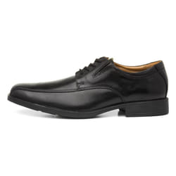 Clarks mens Tilden Walk oxfords shoes  Black Leather  9 Wide US