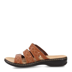 Clarks Women's Leisa Cacti Slide Sandal  Brown Multi  9 W US