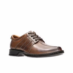 Clarks Men's Touareg Vibe Oxford  Brown Leather  10 W US