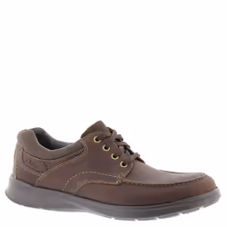 Clarks mens Cotrell Edge Oxford  Brown Oily Leather  9.5 Wide US