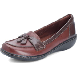 Clarks womens Ashland Bubble Slip On Loafer  Brown Multi  10 X-Wide US
