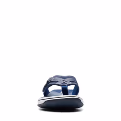 Clarks Women's Breeze Sea Flip Flop  New Navy Synthetic  7 BM US
