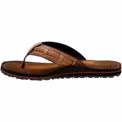 Clarks Women's Fenner Nerice Flip Flop  Honey Synthetic  10 M US
