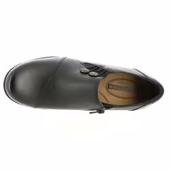 Clarks womens Emslie Warren Slip On Loafer  Black Leather  8.5 Wide US