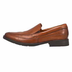 clarks Mens Tilden Free Slip-On Loafer, Dark Tan, 10 M US