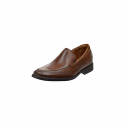 Clarks mens Tilden Free Slip On Loafer Dark Tan 8.5 Wide US
