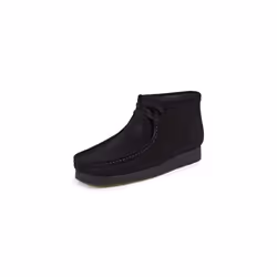 Clarks Men's Wallabee Boot Boot  black suede  090 M US