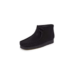Clarks Men's Wallabee Boot Boot  black suede  090 M US