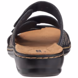 Clarks Women's Leisa Cacti Platform  Navy Leather  8 Wide US