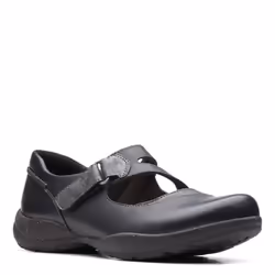 Clarks Women's Roseville Mary Jane Flat  Black Combi  7
