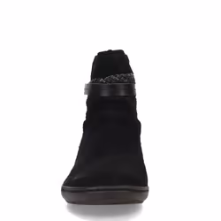 Clarks Women's Cora Braid Boot Ankle  Black Suede  9