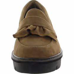 Clarks Women's Airabell Slip Loafer  Dark Khaki Suede  6
