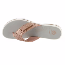 Clarks womens Breeze Sea Flip Flop  Rose Gold  9 US