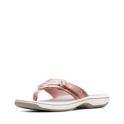 Clarks womens Breeze Sea Flip Flop  Rose Gold  11 US