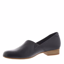 Clarks womens Juliet Palm Loafer Black Leather 7 US