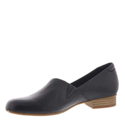Clarks womens Juliet Palm Loafer  Black Leather  7 US