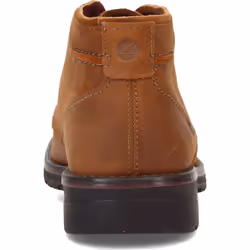 Clarks Men's Morris Peak Waterproof Chukka Boot  Dark Tan Leather  10
