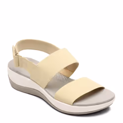 Clarks Women's Arla Jacory Sandal  Gold Metallic Textile  70 M US