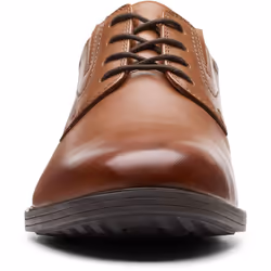 Clarks Men's Whiddon Plain Oxford  Dark Tan Leather  13