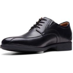 Clarks mens Whiddon Pace Oxford  Black Leather  8.5 US