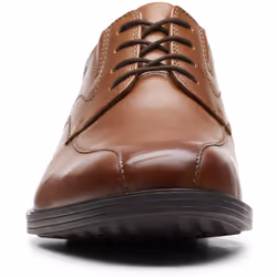 Clarks Men's Whiddon Pace Oxford  Dark Tan Leather  7.5