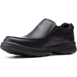 Clarks Men's Bradley Free Loafer  Black Tumbled Leather  9.5 Wide