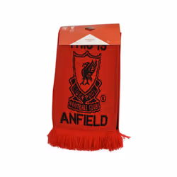 Liverpool Anfield Red Black Jacquard Knit Scarf
