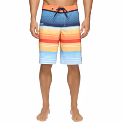 Quiksilver Men's Everyday Stripe Vee 21 Boardshort Nasturticm 30