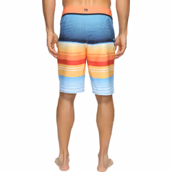 Quiksilver Men's Everyday Stripe Vee 21 Boardshort  Nasturticm  30