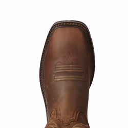 Ariat Mens Groundbreaker Wide Square Toe Work Boot Brown 9.5 Wide