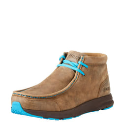 Ariat Mens Spitfire Brown Bomber/Blue Laces/Blue Laces 8.5