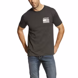 Ariat Male Freedom T-Shirt Charcoal Heather Medium