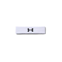 UA Performance Headband SweatWicking Headband Sweatband Men White WhiteBlack 100 one size