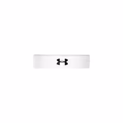 UA Performance Headband SweatWicking Headband Sweatband Men White WhiteBlack 100 one size