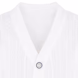 Lilax Baby Boy Cable-Knit Basic Knit Cardigan Sweater 3-6 Months White