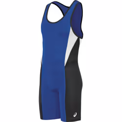 ASICS Men's Legit Wrestling Singlet Royal/Black X-Large