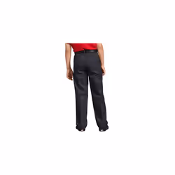 Dickies Boy's Big Flex Waist Flat Front Pants  Black  16 Husky