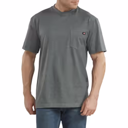 Dickies Men's Big & Tall Heavyweight Crew Neck Short Sleeve Tee Big Hunter Green Heather X-Large Tall