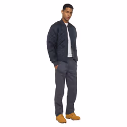 Dickies Diamond Men's Blue Quilted Jacket - Blue, S