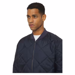 Dickies Diamond Men's Blue Quilted Jacket - Blue, S
