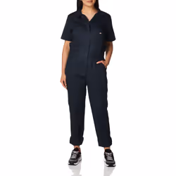 Dickies womens Short Sleeve Flex Work Utility Coveralls  Dark Navy  X-Large US