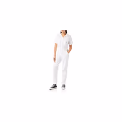 Dickies Womens Short Sleeve Flex coverall, White, Small
