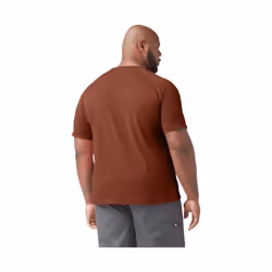 Dickies Men's Short Sleeve Performance Cooling Tee  Red Rock Heather  2X