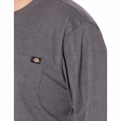 Dickies mens Long Sleeve Heavyweight Crew Neck Work Utility T Shirt  Charcoal Gray Heather  XX-Large US